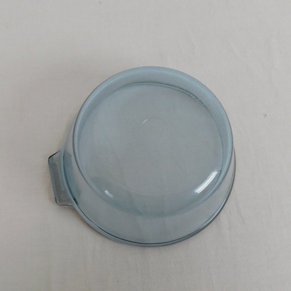 Pyrex Flameware Light Blue Glass Open Saucepan 1 Quart F-F 832-B NO HANDLE FLAW - Picture 6 of 8